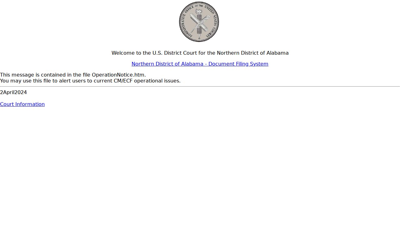 Bibb County criminal court records Northern District CM ECF source