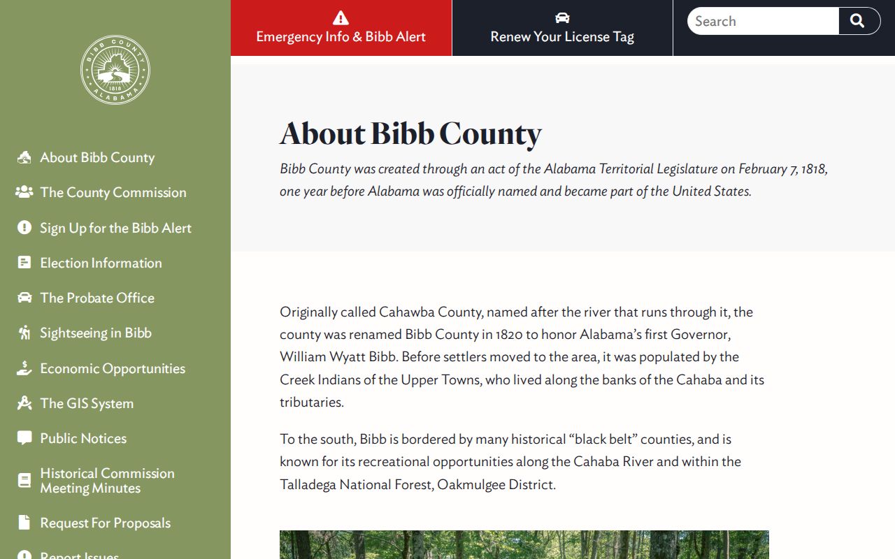 Bibb County inmate search Alabama county background source