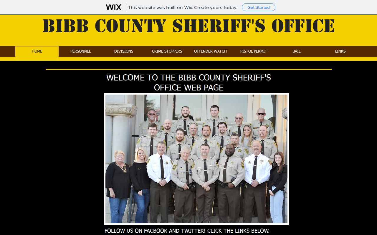 Bibb County warrant records sheriff office Alabama site